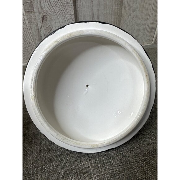 Dalmatian Themed Vintage Ceramic Dog Treat Jar With Bone Design & Lid - Picture 4 of 9